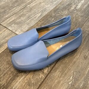Talbots Women's Andy 9.5N Light Blue Slip On‎ Loafer Classic Shoes